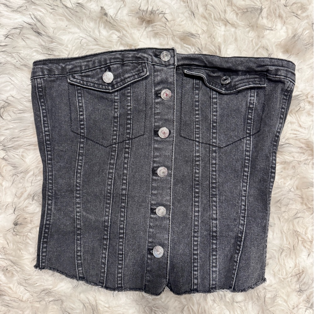 SALE🎉 Women's Black Denim Corset Jeans